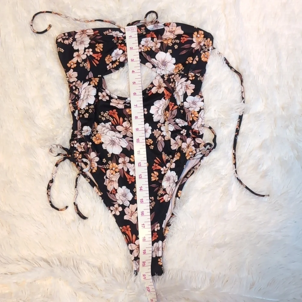 Shade & Shore Cutout Floral Monokini SZ S